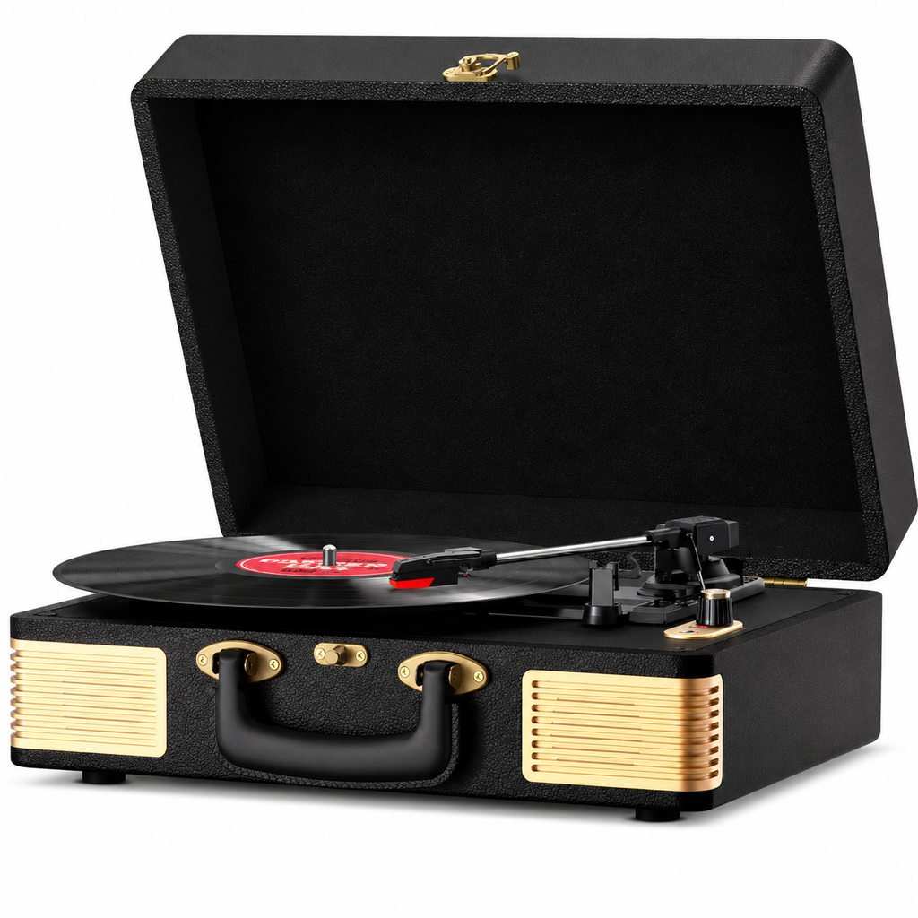 Tourne-Disque Valise Vintage Premium